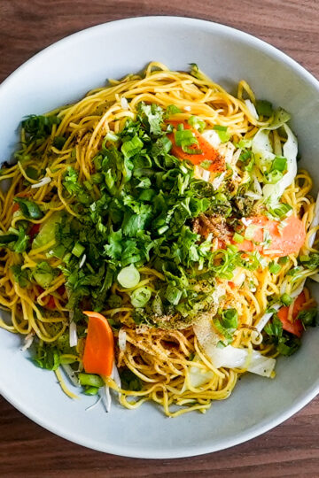 Cambodian Chowmein Finished Dish